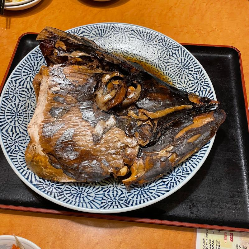 マグロのかぶと煮(埼玉漁港の海鮮食堂 そうま水産 川島本店)