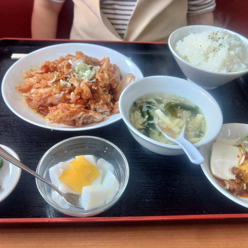 油淋鶏定食(楽香園)