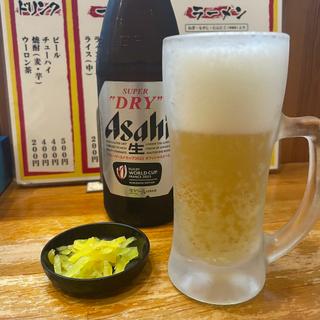 ビール(にんにくラーメン　一力)