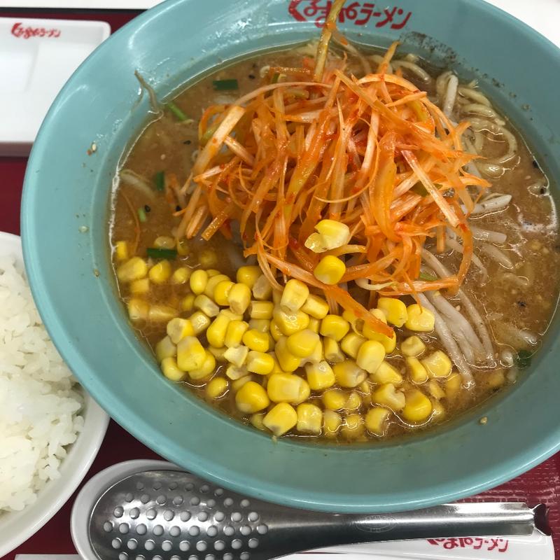 ネギ味噌ラーメン(くるまやラーメン 成田西三里塚店)
