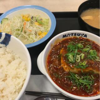 麻婆豆腐定食(やよい軒 川崎駅西口店)
