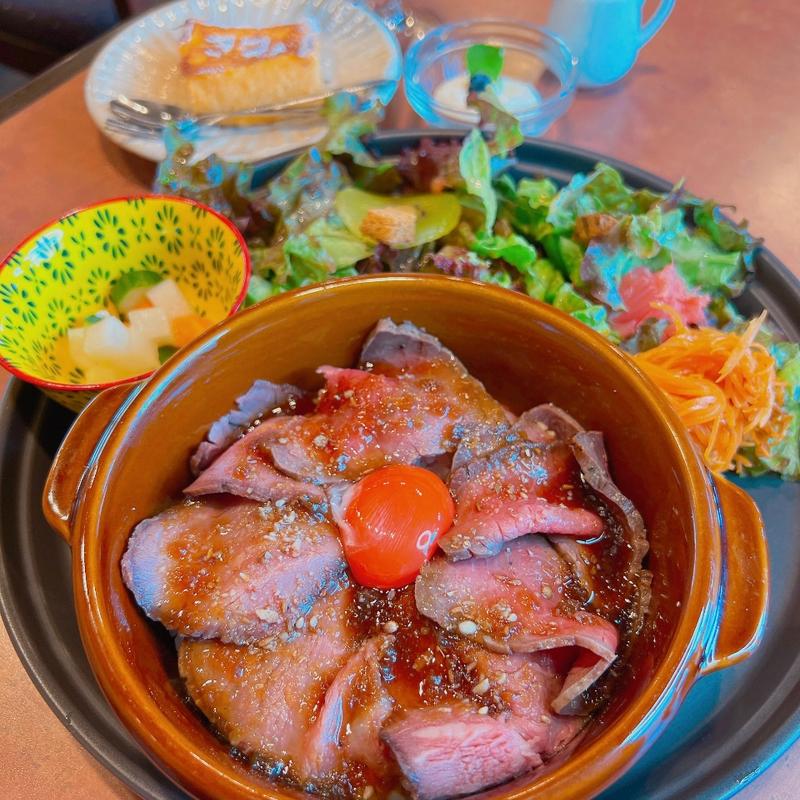 ローストビーフランチ  (デザート・ドリンクセット) (きわみ saredoフレンチトーストかふぇ)