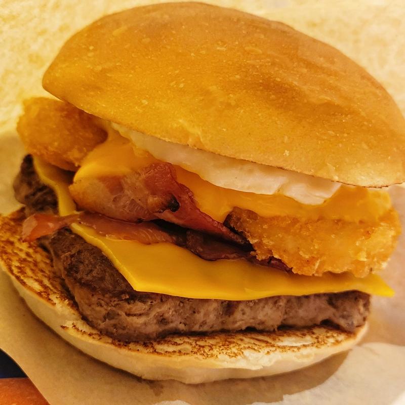 アメリカン月見C.B.P.バーガー(ウェンディーズ・ファーストキッチン 大船店)