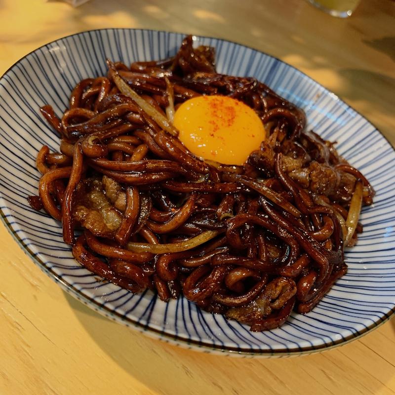 中華醤油の香味やきそば(NUMBER SHOT 天神店)