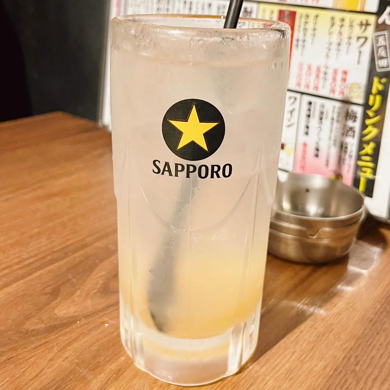 白桃サワー(焼き鳥居酒屋 しょうちゃん 五反田店)