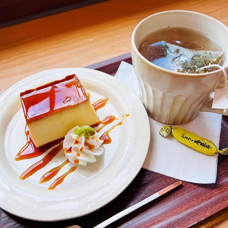 プリン 野草茶(ichigendo)