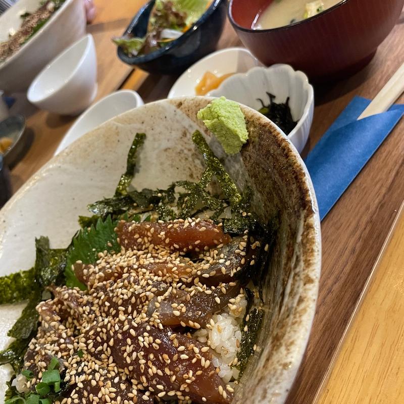 ごま鯖丼(博多ごまさば丼専門店「竜宮の鯖」)