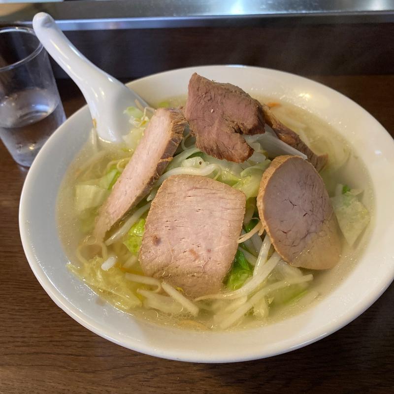 タンメン　チャーシュー(らーめん はつね)