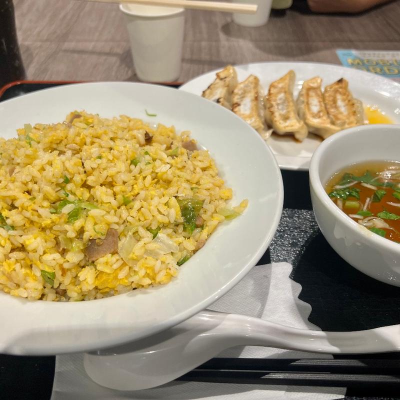 チャーシューチャーハン餃子セット(味王楼)