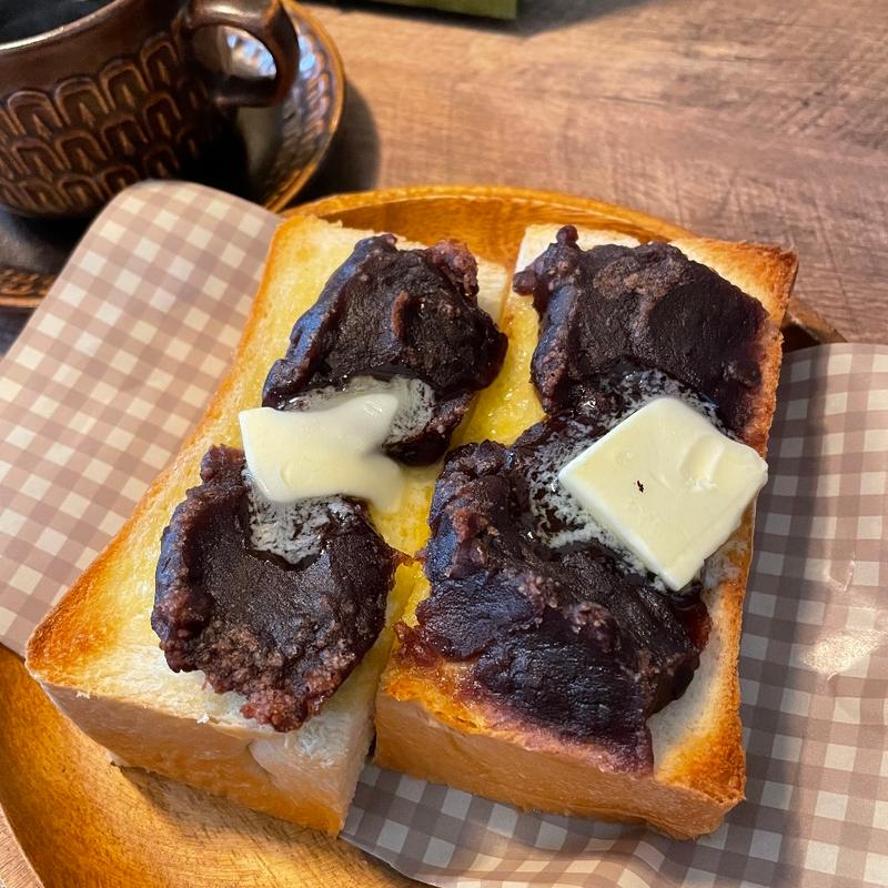 小倉トーストセット(524's coffee.自家焙煎珈琲店)