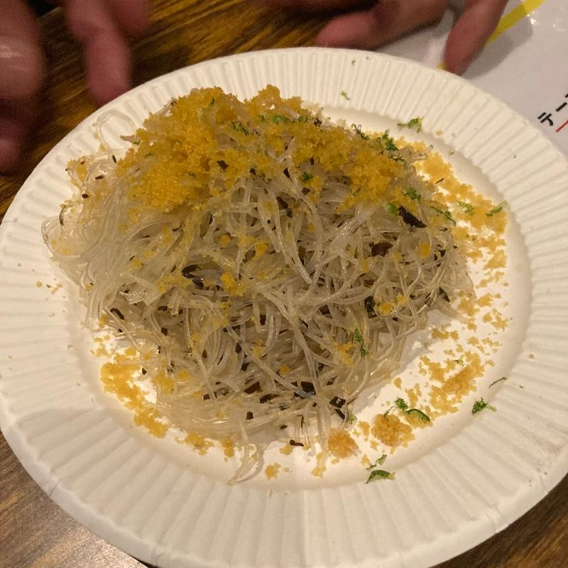 カラスミビーフン(藁焼 みかん)