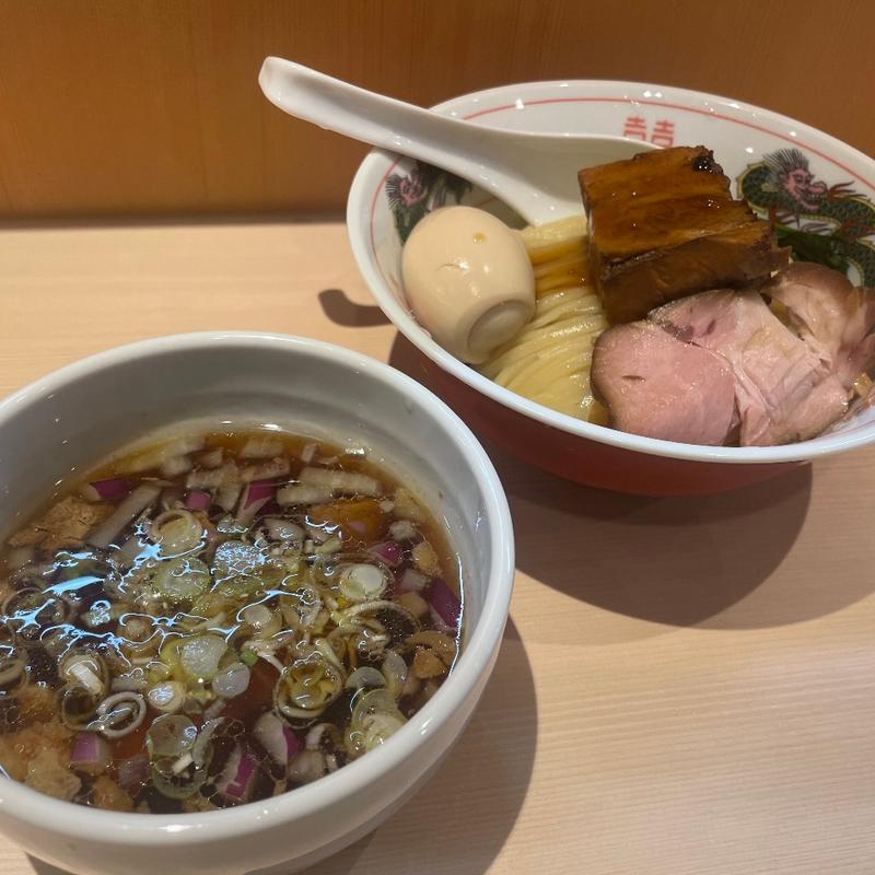 味玉チャーシューつけ麺(中華そば 須紗)