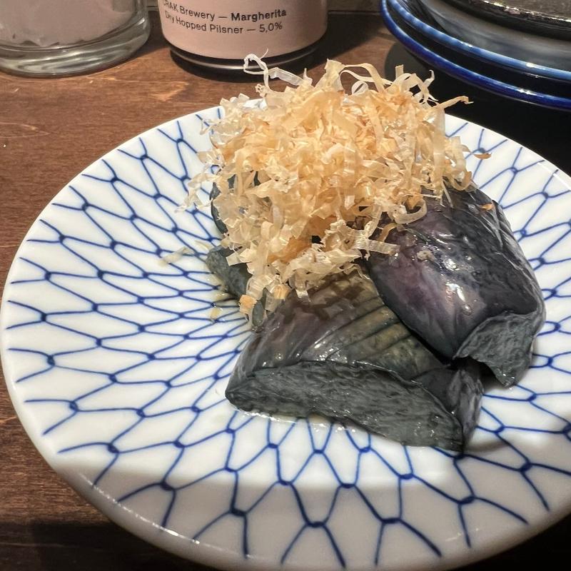 茄子の揚げ浸し(立ち飲みビールボーイ 中目黒店)