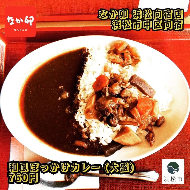 和風ぼっかけカレー(なか卯 浜松向宿店 )