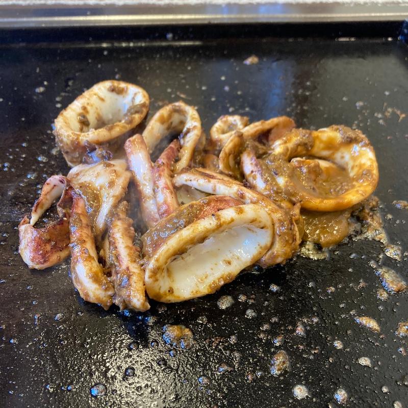 いかの丸焼き（肝醤油）(月島もんじゃ もへじ 町田)