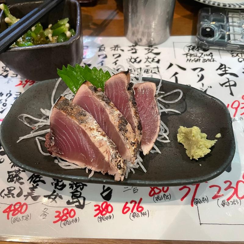 カツオのたたき(明石八 天満店)