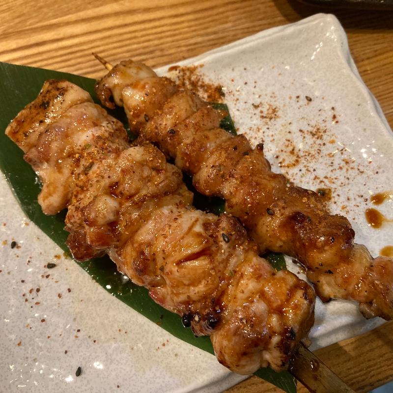 ねぎなし（もも肉）とぼんじり(大衆酒蔵 鳥益 新小岩)