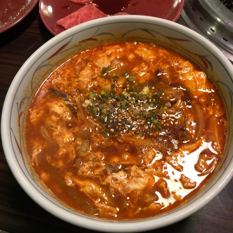 カルビスープ(焼肉じゃじゃまる 松森店 )