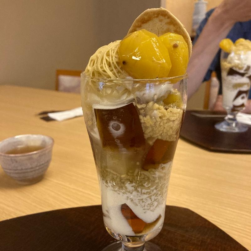 栗パフェ(恵那寿や 石川橋店)