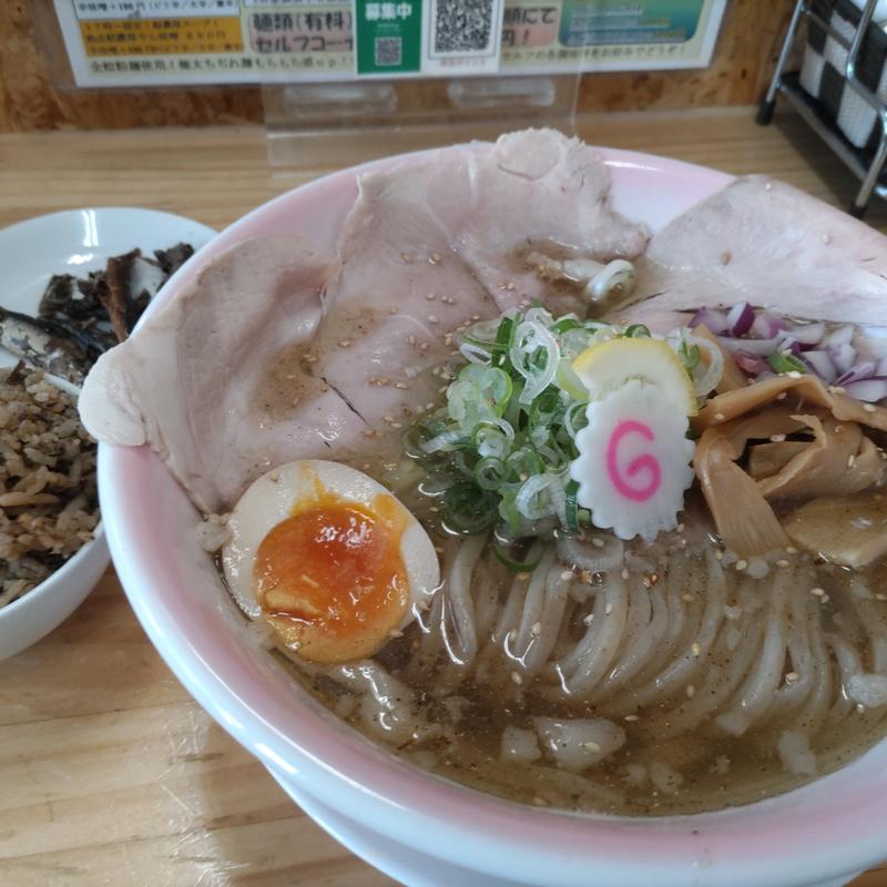 こってり背脂煮干（旨塩）(魚だしらーめん あづま)