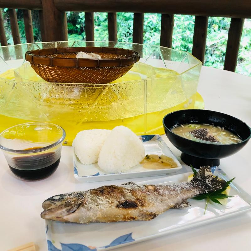 そうめん定食A(藤川天神峡 そうめん流し)