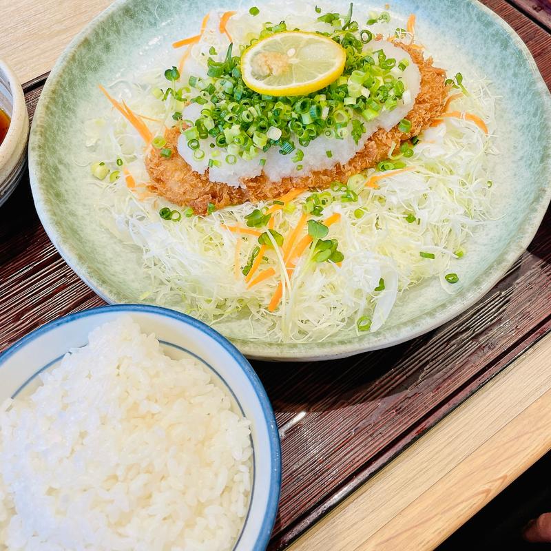 ねぎおろしかつ定食(かつ敏 練馬土支田店)