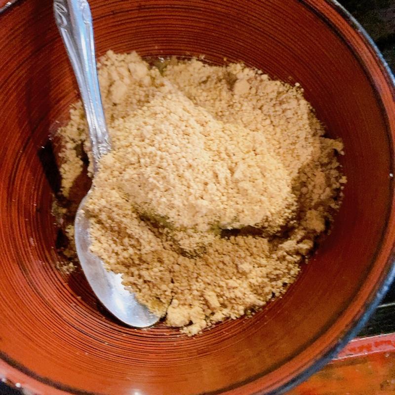 わらび餅（丼ぶり山賊定食）(田舎ぢゃや )