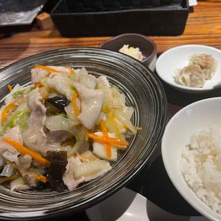 週替り麺ランチセット(恵比寿餃子 大豊記 西新宿)