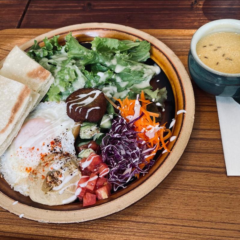 モーニングプレート(HINODE FALAFEL)