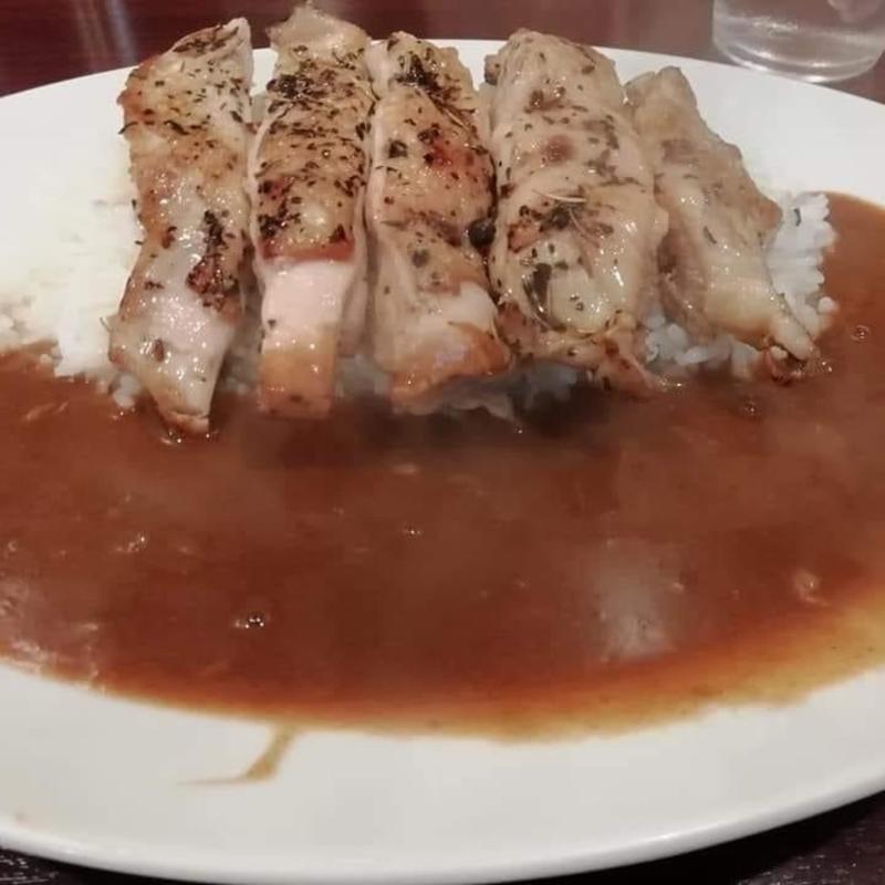 チキンステーキカレー(ライオンカレー 高槻店)