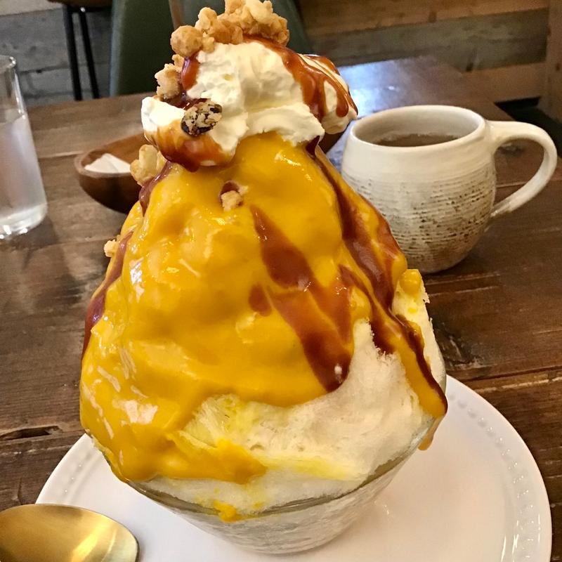 かぼちゃキャラメル氷(こっそりカレー)