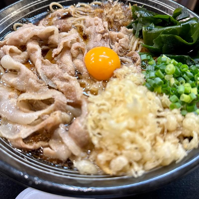 肉かけ蕎麦(ざるそば屋)