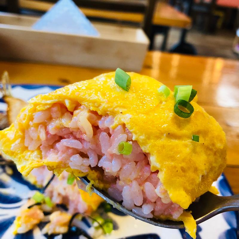 明太子オムライス(洋食屋 青空 （ヨウリョクヤ アオゾラ）)