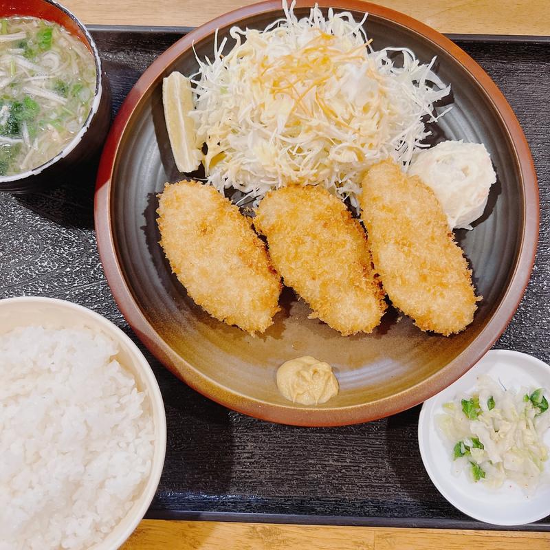 自家製クリームコロッケ定食(台所家 館山店)