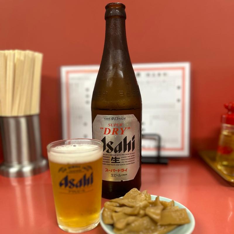 ビール中瓶(中華料理 東海苑)