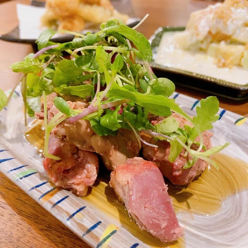 鳥肝ゴマ油漬け(8分め料理店)