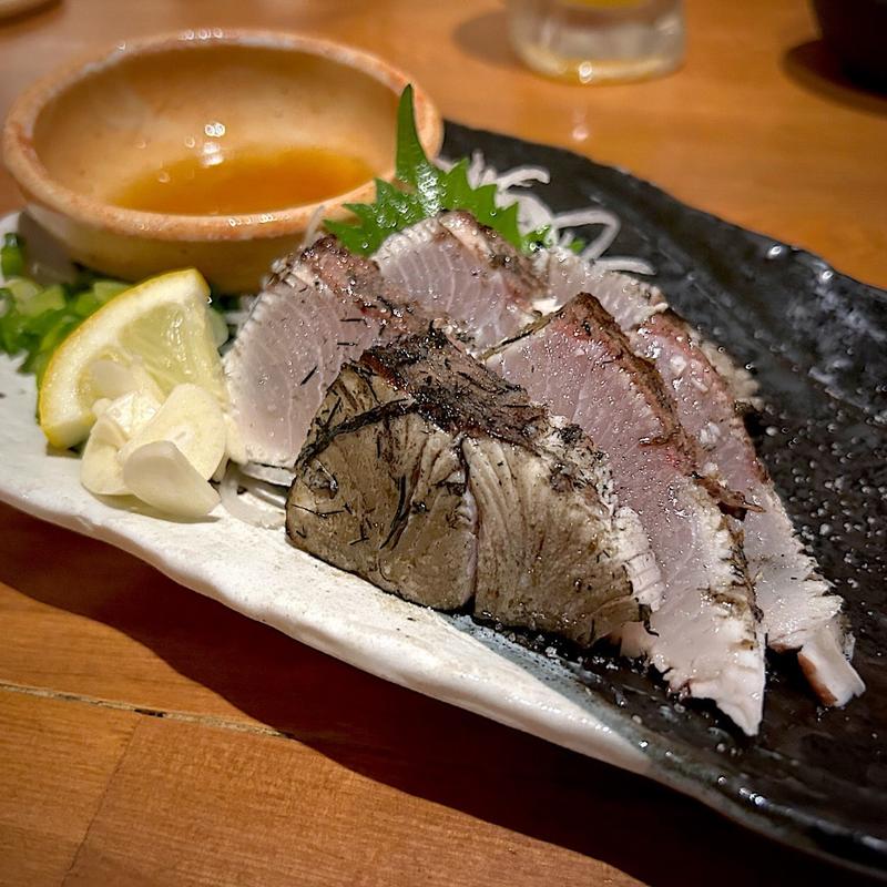 カンパチのわら焼き(一進丸 大街道店)
