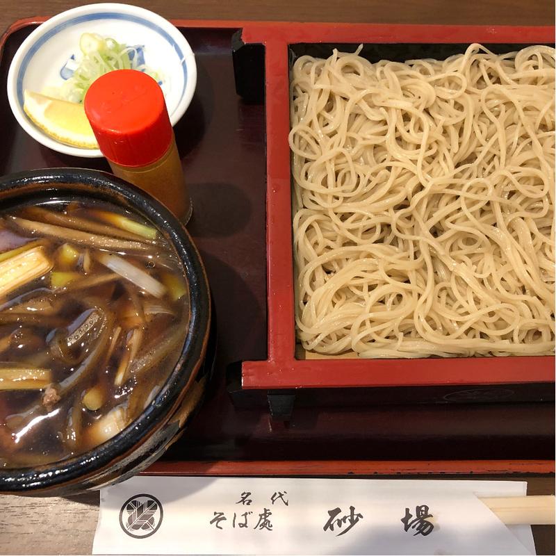 鴨南蛮そば(そば處 砂場)