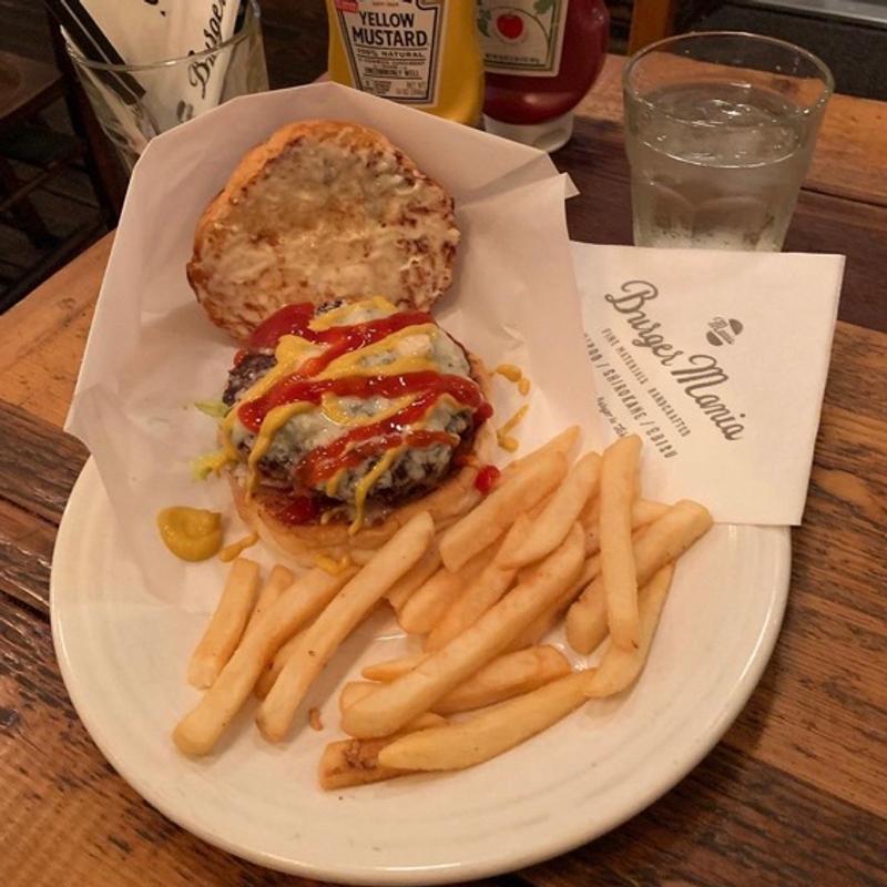 ウルティメットブルーチーズバーガー(バーガーマニア 広尾店 )