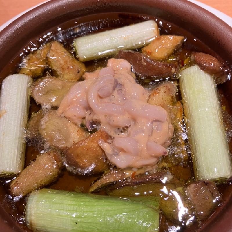 鈴木農園のなめこと長葱の塩辛アヒージョ(ヱビスバー 札幌アピア店 (YEBISU BAR Sapporo Apia))