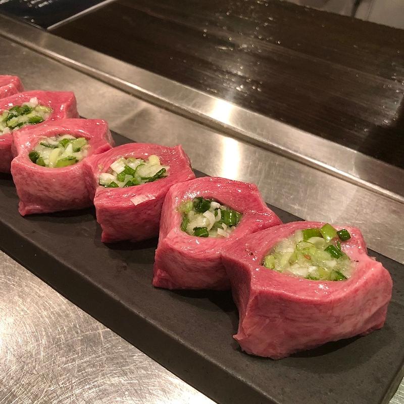 ハラミのねぎ包み焼き(肉ダイニングrakugaki)