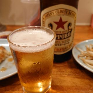 ビール(焼豚ラーメン三條 葛飾店)