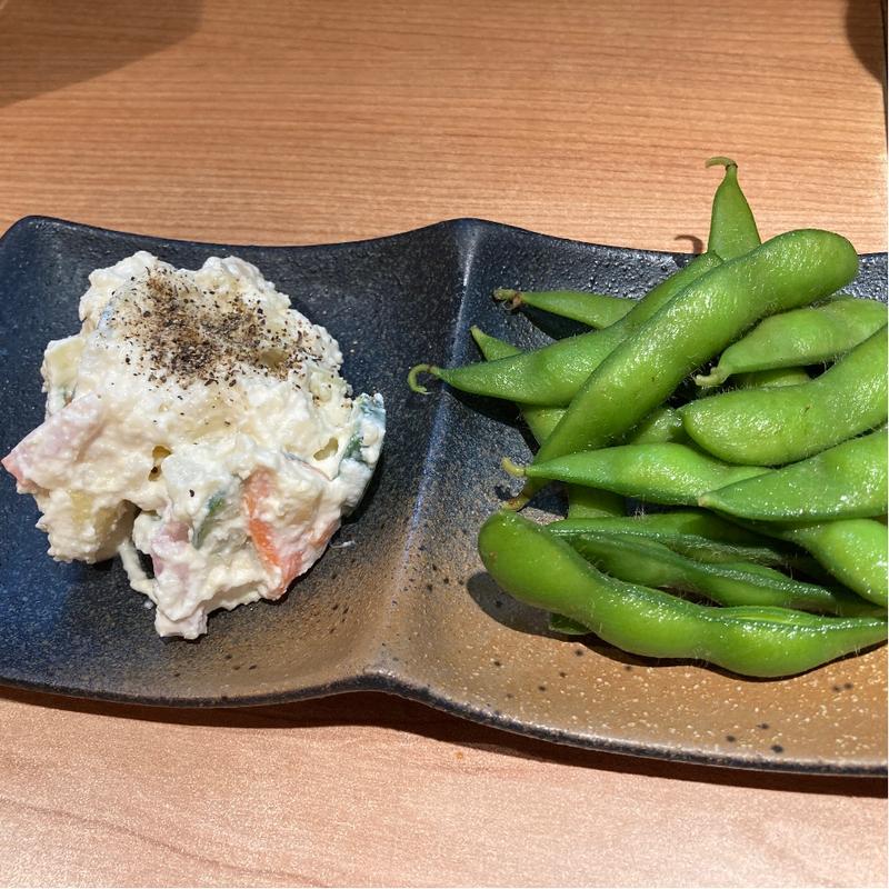選べるおつまみ　ポテトサラダ＆枝豆(いいもんや　酉ニ九 )