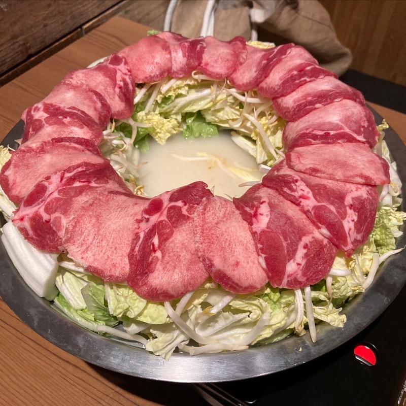 牛タンしゃぶしゃぶ(全席個室 博多うかい 博多駅前店)