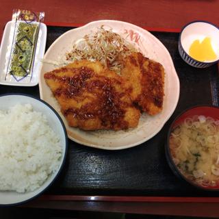 アジフライ定食(にんたまラーメン 金ヶ崎店)