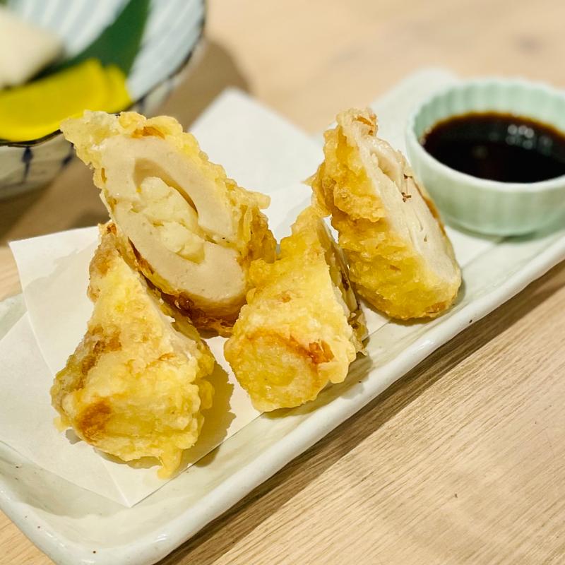 熊本名物ポテサラちくわ天(居酒屋 写楽)