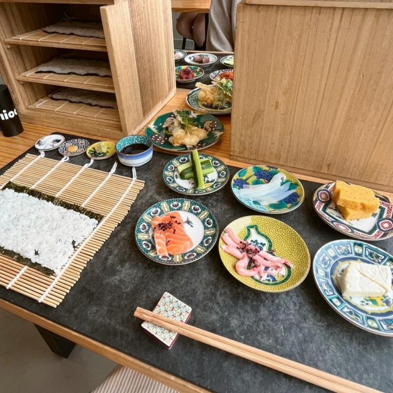 細巻き寿司6皿＋天ぷら+MONAKASOUPs(COIL)