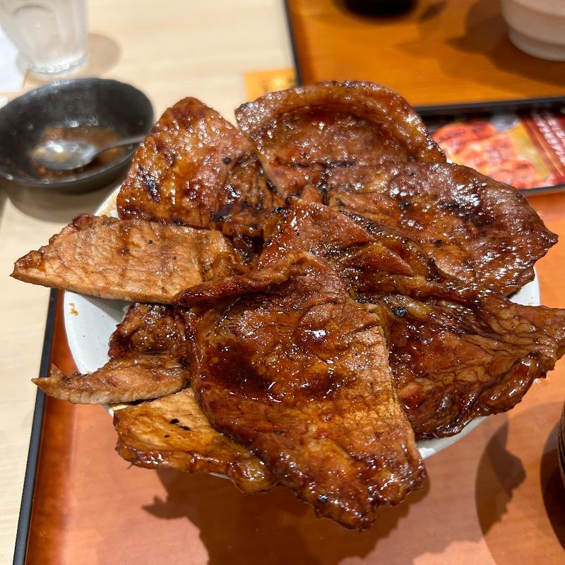 十勝豚丼肉重ね盛り(本格帯広 十勝豚丼専門店 㐂久好 イオンレイクタウンmori店)