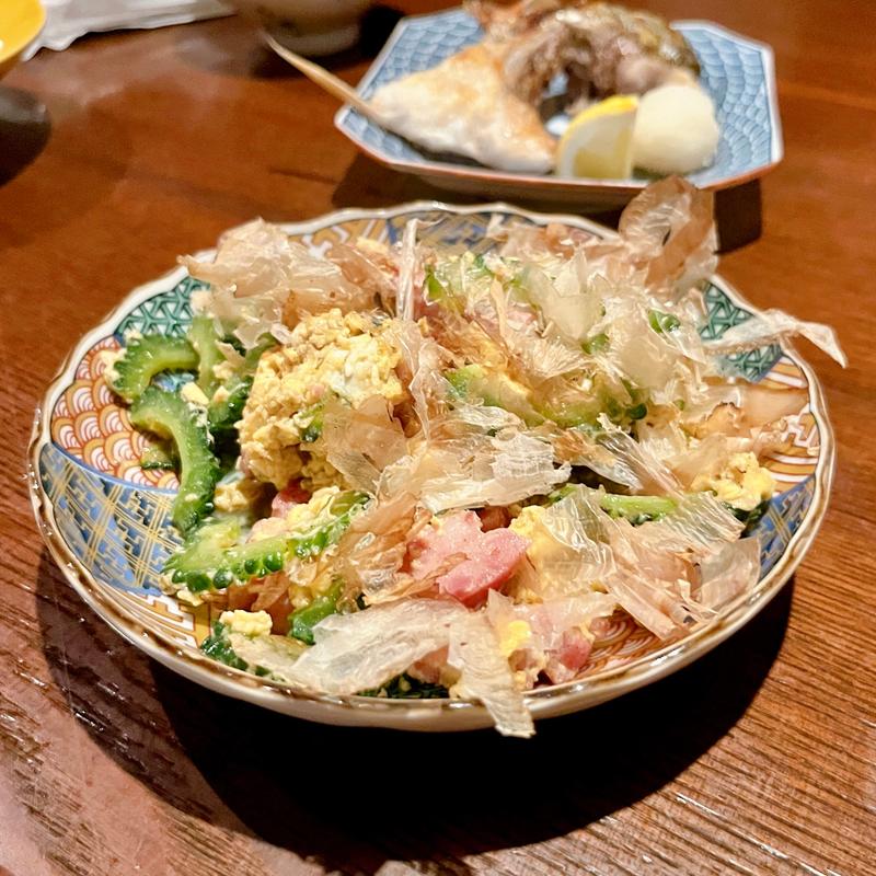 ゴーヤチャンプル(都民酒場魚金)