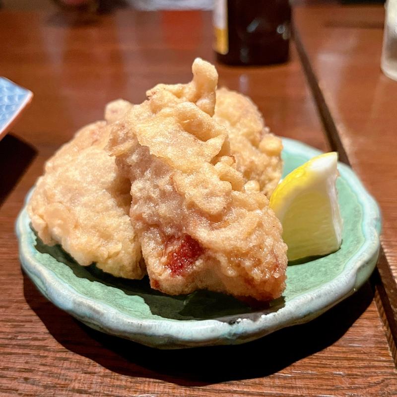 豚の唐揚げ3ヶ(都民酒場魚金)